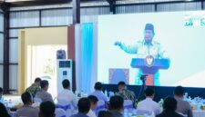Gubernur Sulsel Andi Sudirman mengikuti virtual Launching dan Ground Breaking 1.179 SPPG serta Peresmian 18 Gudang Ketahanan Pangan Polri se-Indonesia oleh Presiden RI Prabowo Subianto, Bantaeng, Jumat (13/2). (ist)