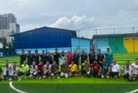 Laga Persahabatan Pemprov Sulsel-BKN Berakhir Imbang 3–3. (foto:ist)