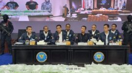 Badan Narkotika Nasional (BNN) beberkan kronologi pengungkapan kasus peredaran narkoba jaringan Aceh yang menyita 160 kilogram sabu hasil operasi di Aceh Timur. (int)