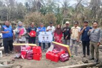 Pemerintah Kabupaten Bone melalui Dinas Sosial menunjukkan respon cepat dengan menyalurkan bantuan kepada korban kebakaran di Desa Manciri, Kecamatan Ajangale, Minggu (7/3/2026). 