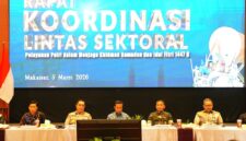 Rapat Koordinasi (Rakor) Lintas Sektoral terkait kesiapan Operasi Ketupat 2026, yang digelar pada Kamis, 5 Maret 2026 di Makassar. 