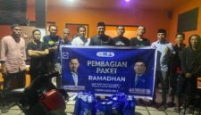 Anggota DPRD RI Andi Muzakkir Aqil Salurkan Ratusan Sembako di Bone. (ist)