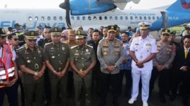 Soft launching penerbangan rute Makassar-Masamba. (ist)