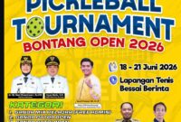 Pickleball Tournament Bontang Open 2026. (ist)
