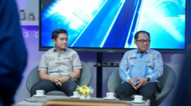 Ketua DPRD Kota Bontang, Andi Faizal Sofyan Hasdam dan Kepala Dispopar Bontang, Eko Mashudi. (ist)