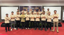 Bakastra BPD HIPMI Sulawesi Selatan menginisiasi forum strategis bertajuk Economic Outlook in War 2026, Makassar, Kamis (30/4). (ist)