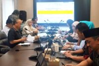 Suasana Rapat Kerja Pansus LKPJ dengan DP3AKB di Kantor BPKAD Bontang, Sabtu (9/5). (ist)