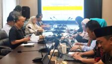 Suasana Rapat Kerja Pansus LKPJ dengan DP3AKB di Kantor BPKAD Bontang, Sabtu (9/5). (ist)