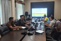 Pansus LKPJ raker dengan  Badan Penanggulangan Bencana Daerah (BPBD) di Kantor BPKAD, Minggu (10/5). (ist)