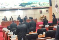 Rapat paripurna anggota DRRD Bontang, Rabu (13/5/2026). (ist)
