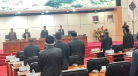 Rapat paripurna anggota DRRD Bontang, Rabu (13/5/2026). (ist)