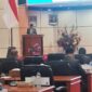 Yusuf membacakan usulan Raperda Kepemudaan dalam Rapat Paripurna DPRD Kota Bontang, Rabu (13/5/2026). (ist)