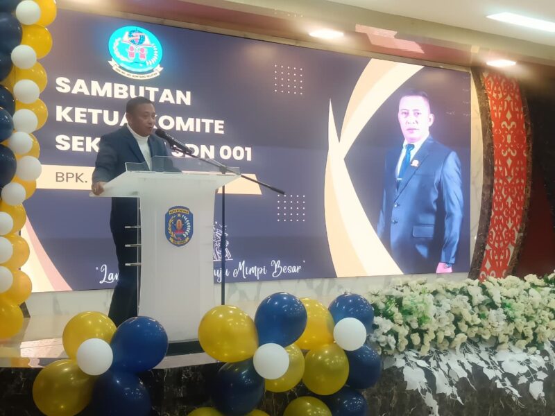 Wakil Ketua Komisi C DPRD Kota Bontang, Muhammad Sahib Saat Memberikan Sambutan. (ist)