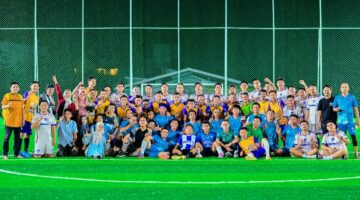 Laga Mini Soccer Trofeo Match di Bone, Tim Jurnalis Sinjai FC Boyong Kemenangan Hadapi Dua Tim Tuan Rumah