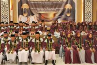 Sebanyak 144 Santri Pondok Pesantren Baytul Mukaromah Bone Resmi Diwisuda Tahfidz. (ist)
