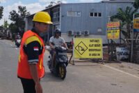 Proyek Perbaikan Drainase di Jalan Pattimura Kelurahan Api-api Kota Bontang. (ist)