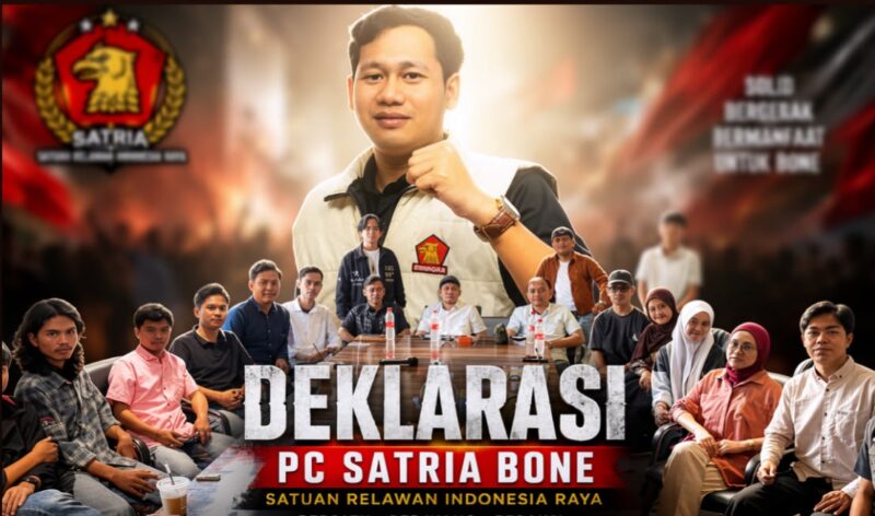 Deklarasi SATRIA Bone, Pengurus Perkuat Organisasi Hingga 27 Kecamatan. (ist)
