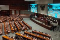 Suasana rapat DPR RI. (int)