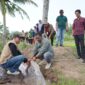 Bupati Luwu menyalurkan bantuan mesin pompa air kepada petani yang terdampak kekeringan. (ist)
