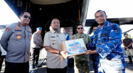 Gubernur Sulsel bersama Forkopimda Kirim Kurang Lebih 30 Ton Bantuan Kemanusiaan untuk Korban Gempa NTT. (ist)