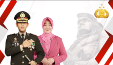 Kapolres Bone AKBP Astoto Budi Rahmantyo dan Ny. Shenni Astoto. (ist)
