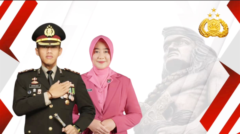 Kapolres Bone AKBP Astoto Budi Rahmantyo dan Ny. Shenni Astoto. (ist)