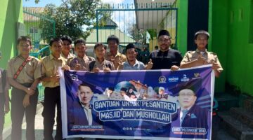 Pengasuh Ponpes Al Amir Fil Jannah Apresiasi Perhatian Andi Muzakkir Aqil terhadap Pesantren. (ist)