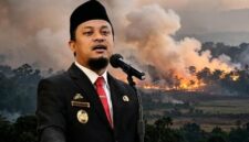 Gubernur Sulsel Minta Warga Waspada Kebakaran Hutan dan Lahan (Karhutla). (int)