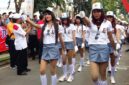 Keikutsertaan Boti dalam barisan gerak jalan peringatan Hari Ulang Tahun (HUT) ke-81 Kemerdekaan RI di Kabupaten Bone menuai polemik. (int)