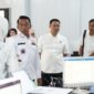 Bupati Sidrap Syaharuddin Alrif saat sidak di salah satu kantor OPD. (ist)