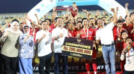 Bone BerAmal FC Juara Piala Gubernur Sulsel. (ist)