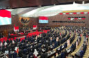 Suasana sidang Tahunan MPR RI dan Sidang Bersama DPR-DPD RI Tahun 2025 di Gedung Nusantara, Kompleks Parlemen, Jakarta, Jumat (15/8/2025). (Salman Toyibi/ Jawa Pos)