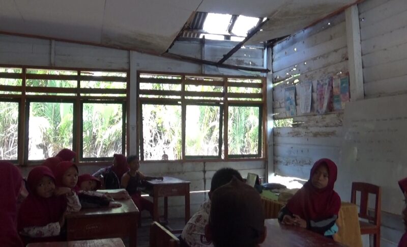 Kondisi SD Inpres 4/82 Pusungnge, Kecamatan Cenrana, Kabupaten Bone. (ist)