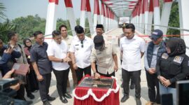 Jembatan Salu Jambu Andalan Diresmikan, Akses Luwu–Luwu Utara Kian Terhubung. (ist)