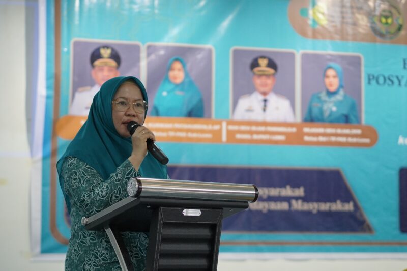 Ketua Tim Penggerak PKK Kabupaten Luwu, Ny. Hj. Kurniah Patahudding. (ist)