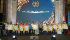 PWI Sulsel Awards 2026. (ist)