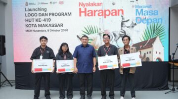 Munafri Luncurkan Logo HUT ke-419 Makassar. (ist)