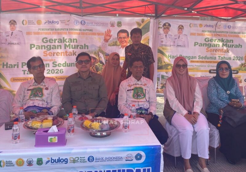 Sidrap Gelar Gerakan Pangan Murah, Telur dan Ayam Dijual Paket Hemat. (ist)
