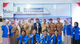 Diskominfo Sinjai Lepas Peserta Magang SMKN 2 dan UIAD. (ist)