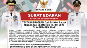 Pemkab Bone Gencarkan Sosialisasi Pemutihan Pajak. (ist)