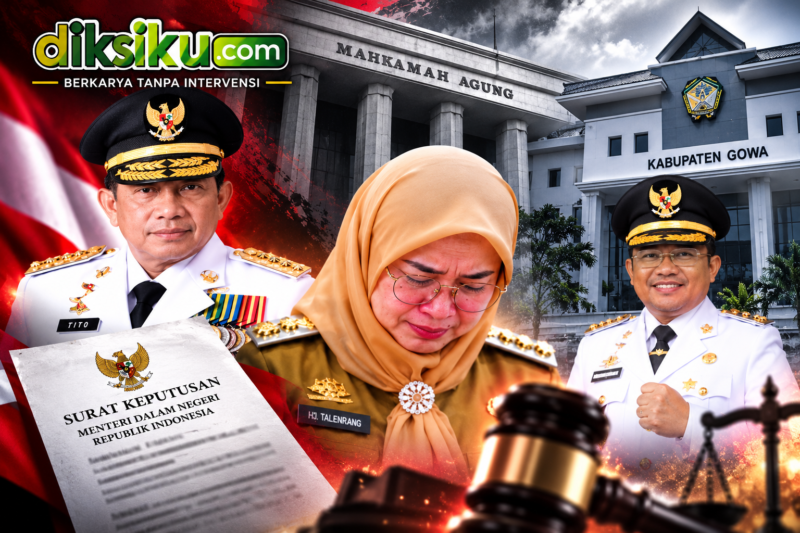 Gowa! Husniah Talenrang Diberhentikan, Darmawangsyah Ambil Alih kursi Bupati Gowa. (Diksiku/Idhul)