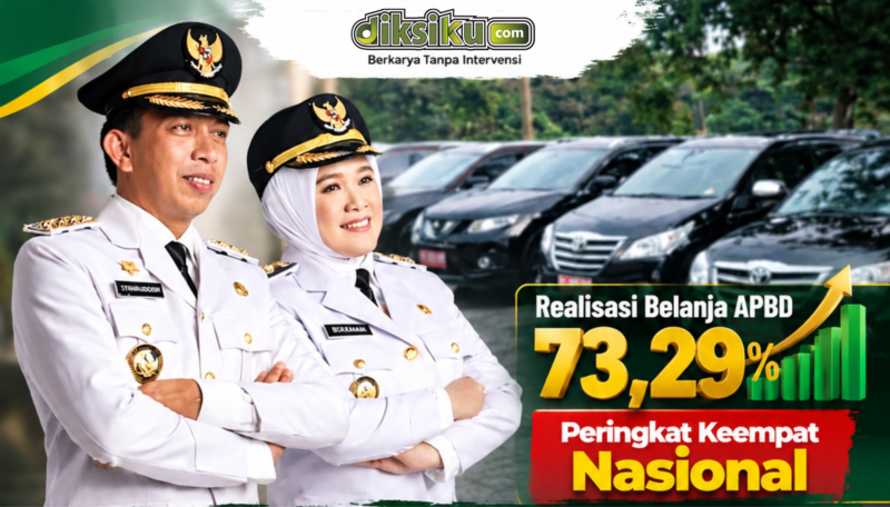 Sidrap Bertengger di Peringkat Keempat Nasional dalam Realisasi Belanja APBD. (ist)