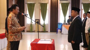 Bupati Luwu Utara Lantik Muchammad Ichsan Lussa sebagai Direktur Perumda Tirta Bukae Periode 2026–2031. (int)