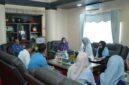 Bupati Luwu H. Patahudding menerima audience pihak STIKES Datu Kamanre. (ist)
