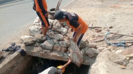 Bertahun-tahun Dikeluhkan Warga, Drainase Paccerakkang Kini Dibongkar. (ist)