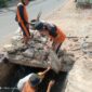Bertahun-tahun Dikeluhkan Warga, Drainase Paccerakkang Kini Dibongkar. (ist)