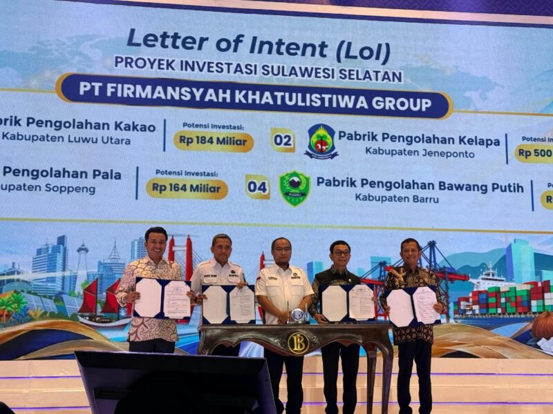 Luwu Utara Dapat Komitmen Investasi Rp184 Miliar untuk Pabrik Kakao. (ist)