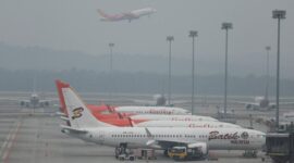 Kabut asap di maskapai penerbangan Malaysia. (int)