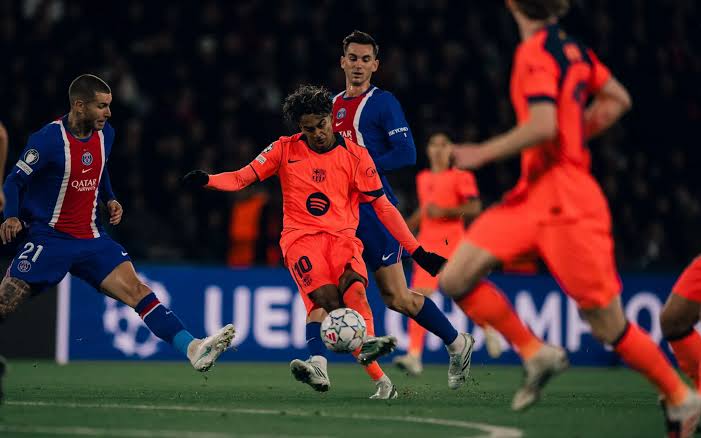 Barcelona Tumbang di Markas PSG. (ist)